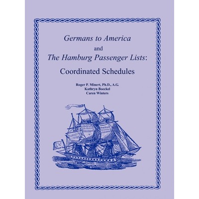 按需印刷Germans to America and the Hamburg Passenger Lists[9780788436505]