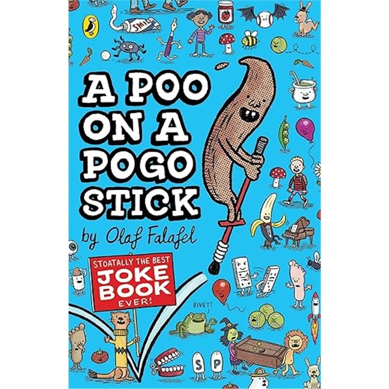 现货A Poo on a Pogo Stick : The Funniest Joke Book Ever by Olaf Falafel (Author)[9780241781029]