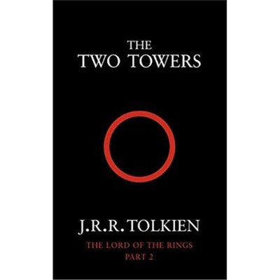 Two Towers Rings UK (The lord of the rings) 指环王2 双塔奇兵 平装 英文原版 上海外文书店 柯林斯