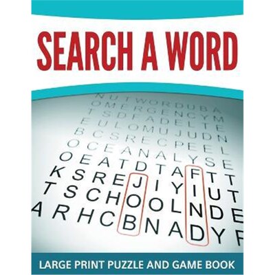 按需印刷Search A Word:Large Print Puzzle and Game Book[9781681458380]