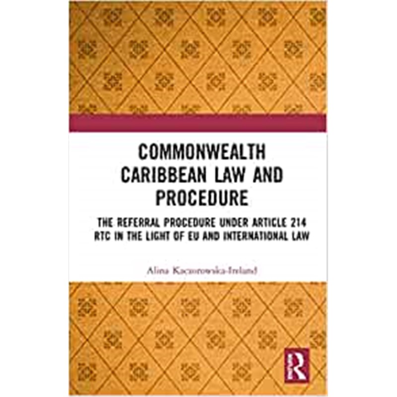 按需印刷 Commonwealth Caribbean Law and Procedure:The Referr