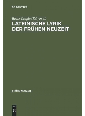 按需印刷DEG Lateinische Lyrik der Frühen Neuzeit[9783484365773]