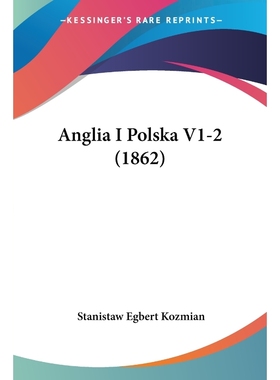 按需印刷Anglia I Polska V1-2 (1862)[9781104615307]