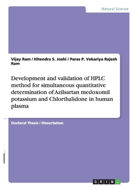 预订不退不换Development and validation of HPLC method for simultaneous quantitative determination of Azilsartan