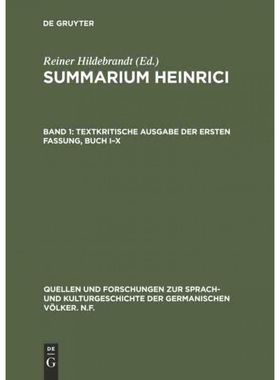 按需印刷DEG Textkritische Ausgabe der ersten Fassung, Buch I?CX[9783110037500]