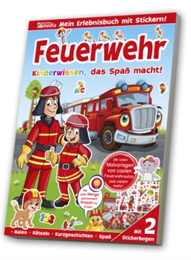 预订【德语】 Stickerspaßbuch Welt der Feuerwehr[4019393912544]