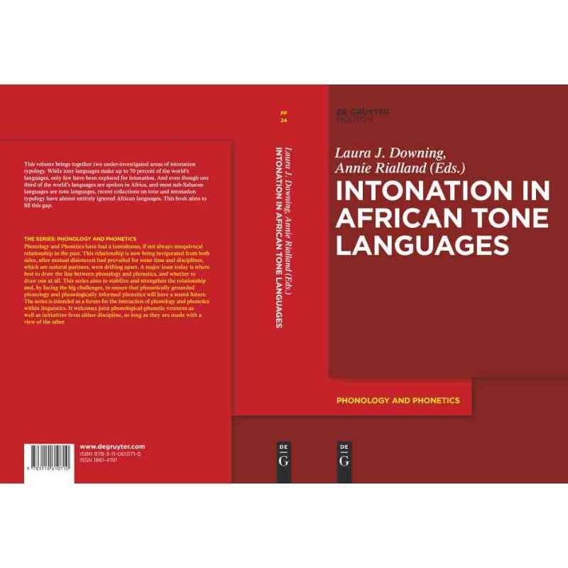 按需印刷不退不换DGYT Intonation in African Tone Languages[9783110610710]