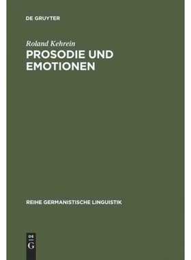 按需印刷DEG Prosodie und Emotionen[9783484312319]
