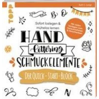 预订不退不换德语 Handlettering Schmuckelemente. Der Quick-Start-Block:Sofort loslegen & mühelos lern