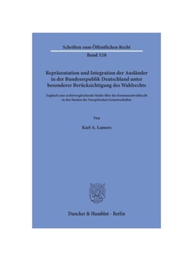 预订【德语】Repr?sentation und Integration der Ausl?nder in der Bundesrepublik Deutschland unter besonderer Berücksicht