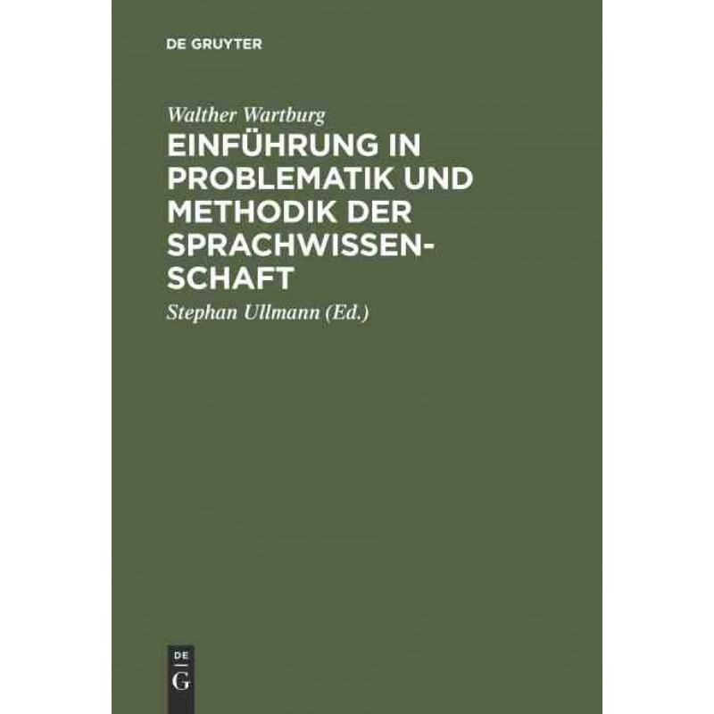 按需印刷DEG Einführung in Problematik und Methodik der Sprachwissenschaft[9783111181479]