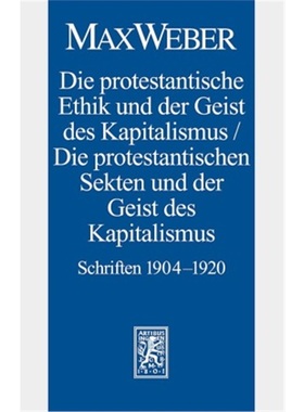 预订【德语】Die protestantische Ethik und der Geist des Kapitalismus / Die protestantischen