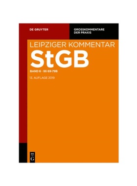 预订【德语】Strafgesetzbuch. Leipziger Kommentar / §§ 69-79b: