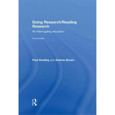 预订不退不换Doing Research/Reading Research:Re-Interrogating Education[9780415376013]