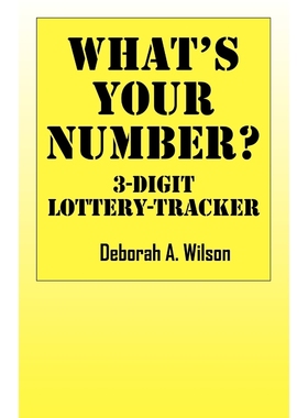 按需印刷What's Your Number? 3 Digit Lottery Tracker[9781432708634]