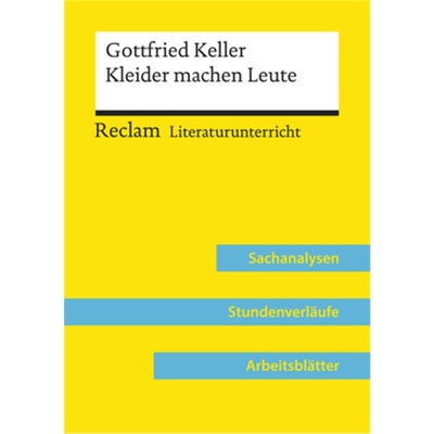 预订【德语】 Gottfried Keller: Kleider machen Leute (Lehrerband)[9783150158036]