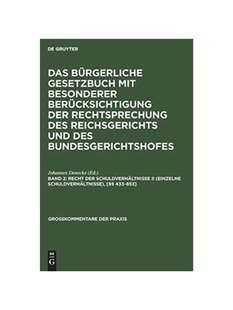 einzelne Recht 853 433 §§ Schuldverh?ltnisse der 德语 预订