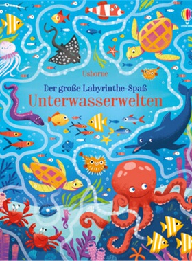 预订【德语】 Der große Labyrinthe-Spaß: Unterwasserwelten[9781789417470]