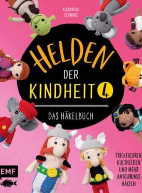 预订【德语】 Helden der Kindheit 4 - Das Häkelbuch - Band 4:Trickfiguren, Kulthelden u