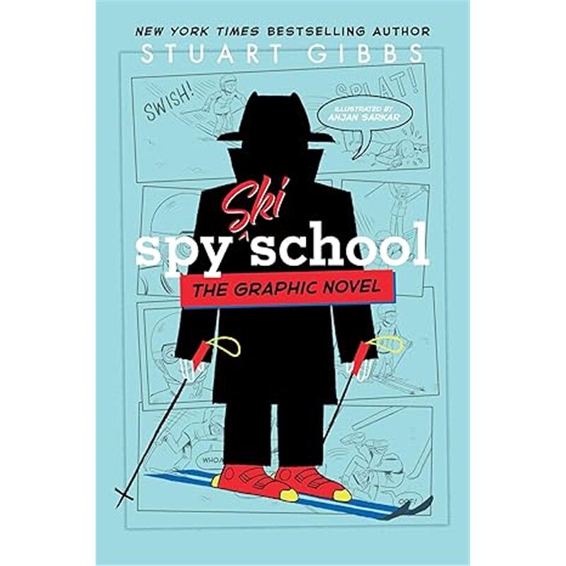 现货Spy Ski School the Graphic Nove  间谍滑雪学校  漫画版  斯图亚特·吉布斯 9781665956604]