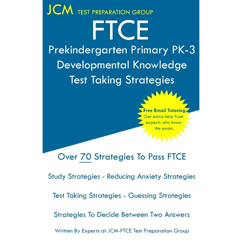 按需印刷不退不换FTCE Prekindergarten Primary PK-3 Developmental Knowledge - Test Taking Strategies[9781647683023]