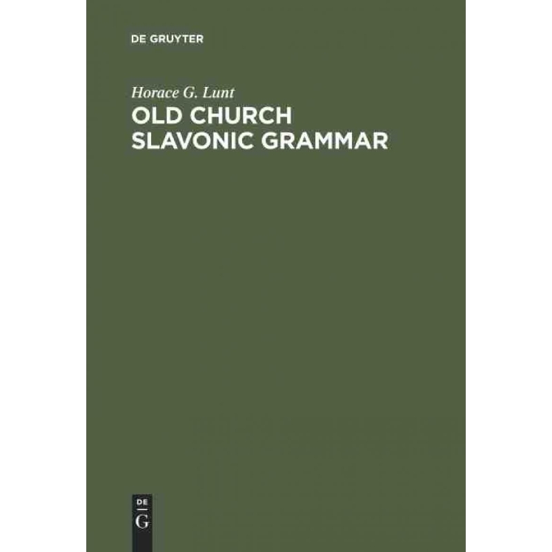 按需印刷DEG Old Church Slavonic Grammar[9783110162844]