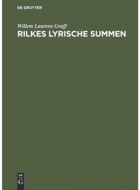 按需印刷DEG Rilkes lyrische Summen[9783110003321]