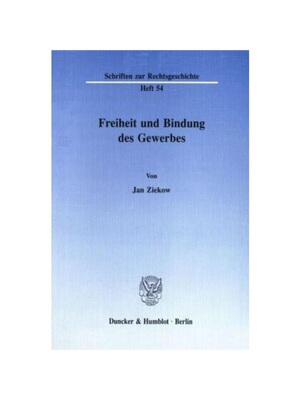 预订不退不换德语Freiheit und Bindung des Gewerbes.: