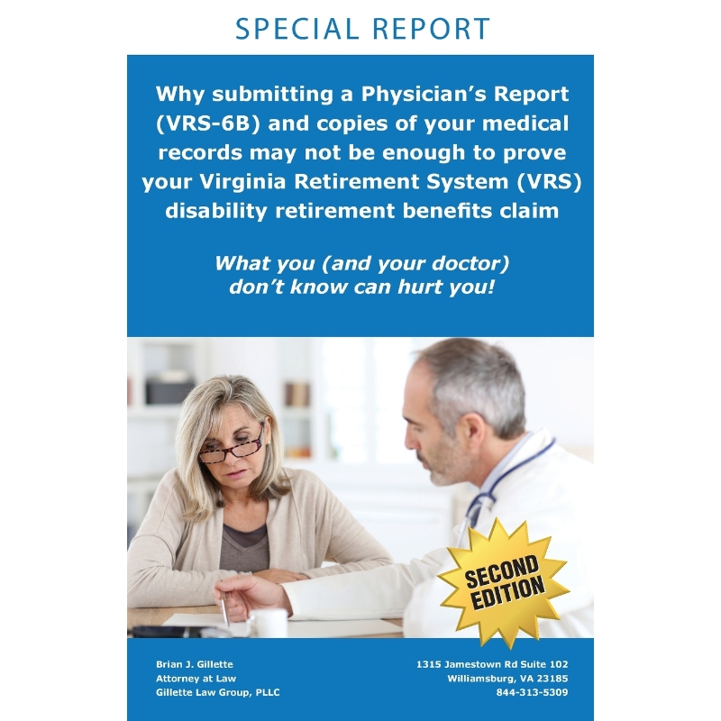 按需印刷  Why submitting a Physician's Report (VRS-6B) and c