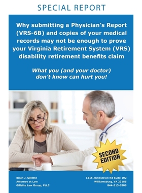 按需印刷  Why submitting a Physician's Report (VRS-6B) and c