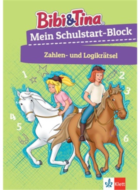 预订【德语】 Bibi & Tina: Mein Schulstart-Block Zahlen- und Logikrätsel[9783129496329]