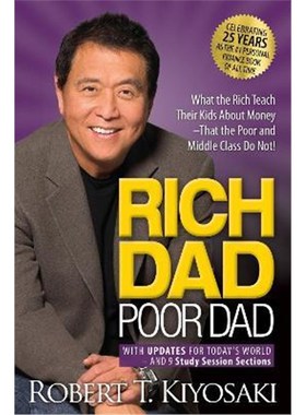 现货  英文原版 Rich Dad Poor Dad 富爸爸穷爸爸 英文原版书籍 Robert 罗伯特 【上海外文书店】