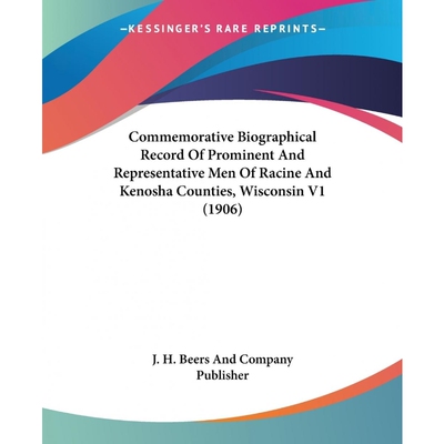 按需印刷不退不换 Commemorative Biographical Record Of Prominent