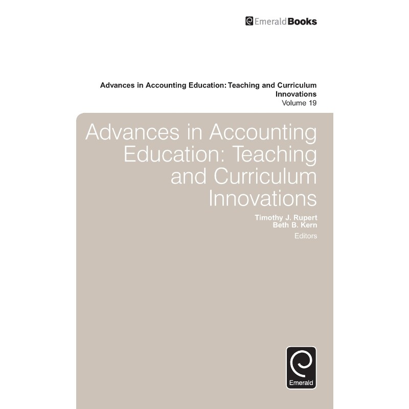 按需印刷不退不换Advances in Accounting Education[9781785609701]