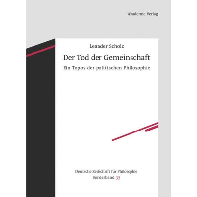 按需印刷不退不换DEG Der Tod der Gemeinschaft[9783050051956]