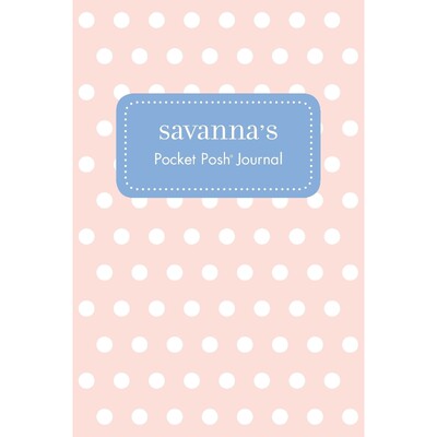 按需印刷Savanna's Pocket Posh Journal, Polka Dot[9781524828394]