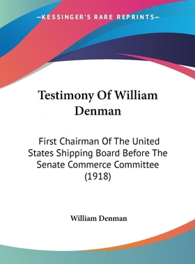 按需印刷Testimony Of William Denman[9781104381363]