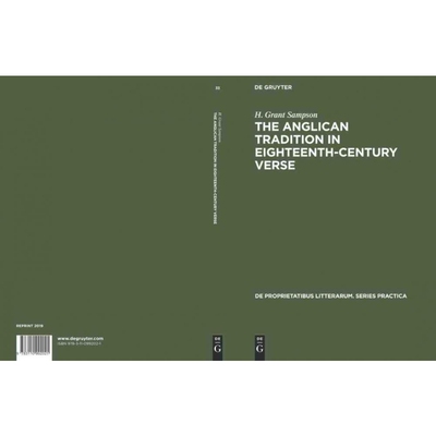 按需印刷不退不换DGYT The Anglican tradition in eighteenth century verse[9783110992021]