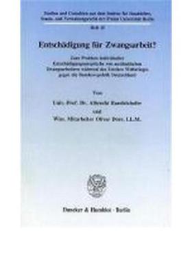 预订【德语】 Entschadigung fur Zwangsarbeit?:Zum Probl