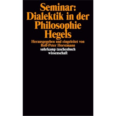 预订【德语】Seminar 'Dialektik in der Philosophie Hegels':
