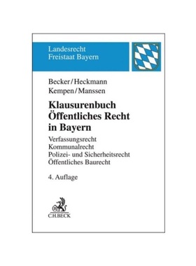 预订【德语】Klausurenbuch ?ffentliches Recht in Bayern:Verfassungsrecht, Kommunalrecht, Polizei- und Sicherheitsrecht, ?