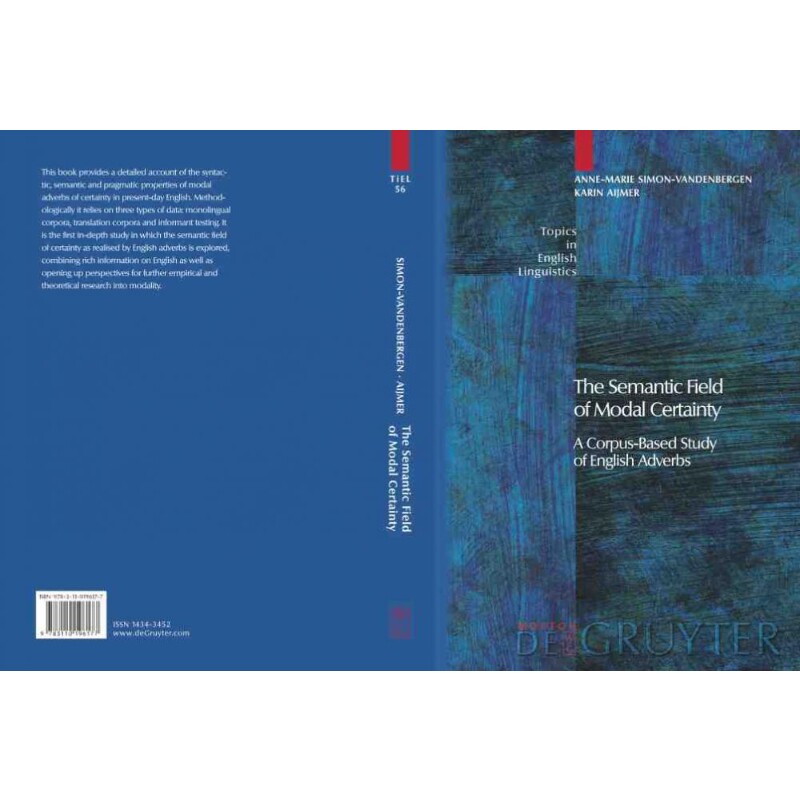 按需印刷不退不换DGYT The Semantic Field of Modal Certainty[9783110196177]