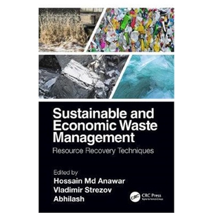 Waste Management 9780367232559 and Techniques Economic Recovery 按需印刷图书Sustainable Resource