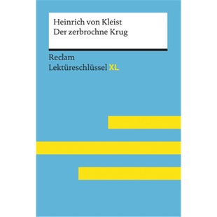 Kleist 德语 von 预订 Lektüreschlüssel 9783150155233 zerbrochne Inha Der Krug mit Heinrich
