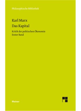 预订【德语】Das Kapital. Bd.1:Kritik der politischen Ökonomie