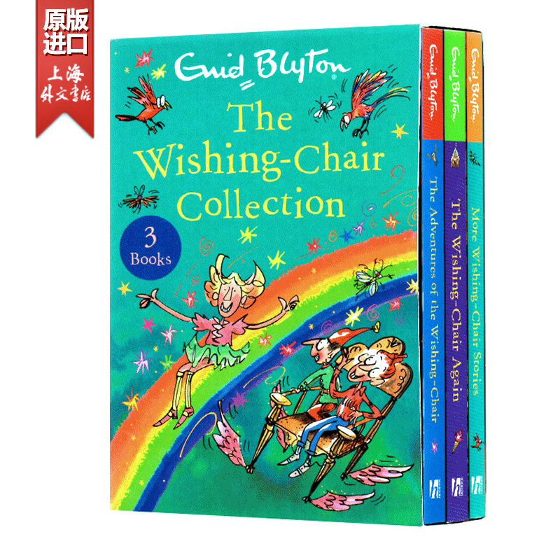 活动价 现货The Wishing Chair 3 Copy Slipcase 套装3册 许愿椅 英文原版 Enid Blyton 伊妮德·布莱顿 9781444964127