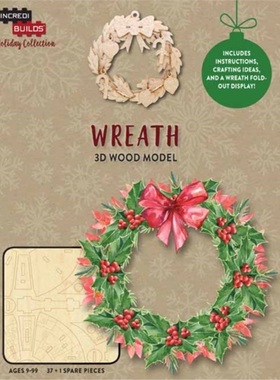 预订IncrediBuilds Holiday Collection: Wreath[9781682981436]