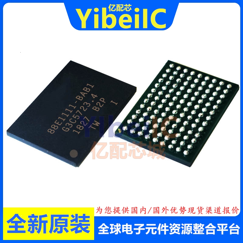 原装88E1111-B2-BAB1C000 BGA-117 M88E1111-BAB1 以太网芯片
