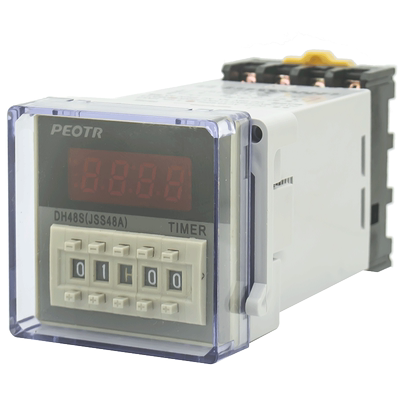 DH48S-1Z数显时间继电器PEOTR通电延时JSS48A控制器220V上海普正