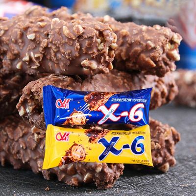 花生夹心巧克力坚果休闲零食米果威化能量棒小包装巧王充饥怀旧